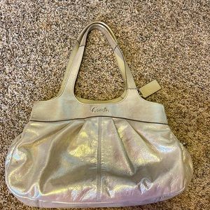 Gorgeous shimmer Coach purse